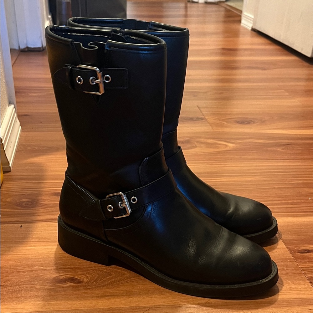 Dolce Vita Black Combat Boots
